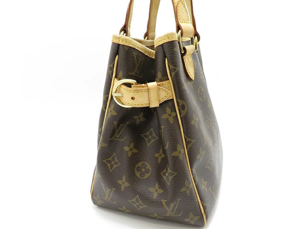Louis Vuitton Monogram Handbag Batignolles Brown